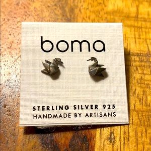 Boma origami stud earrings